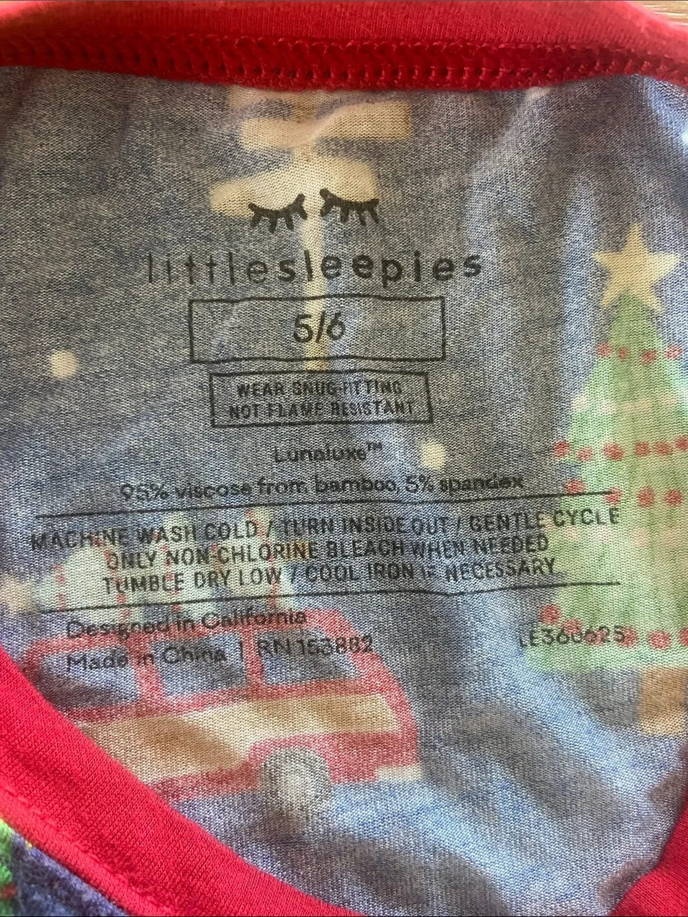 Christmas Print Pajama Set